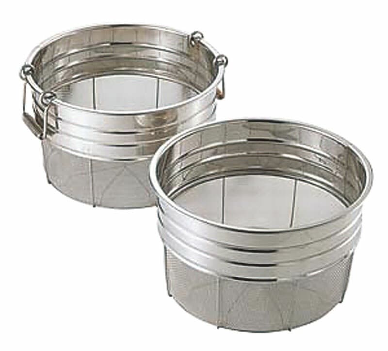 本間冬治工業 18-8寸胴型ザル 40cm取手付