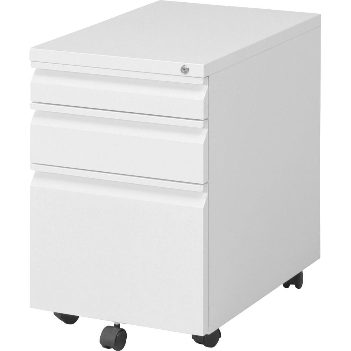 【I】不二貿易 インキャビネット ルイン ホワイト KHL-355WH　キャスター付 ワゴン オフィス収納【北海道・沖縄・離島不可】【代引き不可】【代引不可/沖縄・離島不可