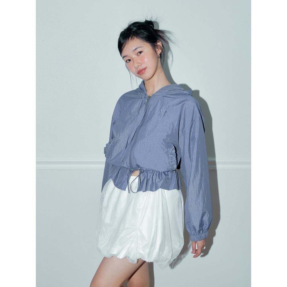 マーガリンフィンガーズペプラムグロッシージャンパー (ダークグレー)