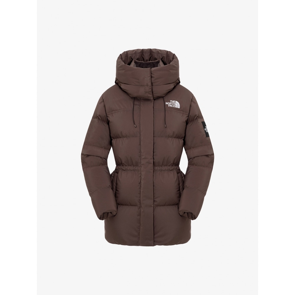 ザ・ノース・フェイス NJ1DQ94L 女性用ノベルティナップシーミッドダウンジャケット (RDS) ブラウン
