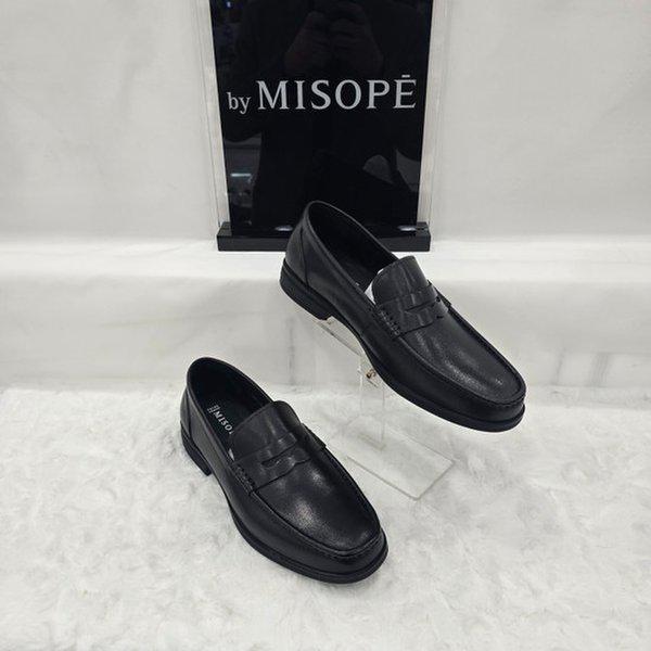 By 男性クラシックペニーローファー 122HT319DY201 BLACK 3 JJ