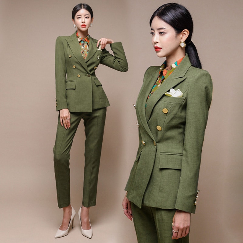 スーツセットダブルブレストスーツジャケット＋パンツ　スーツ　A736