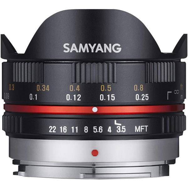 【中古】サムヤン SAMYANG 単焦点魚眼レンズ 7.5mm F3.5 フィッシュアイ ブラック