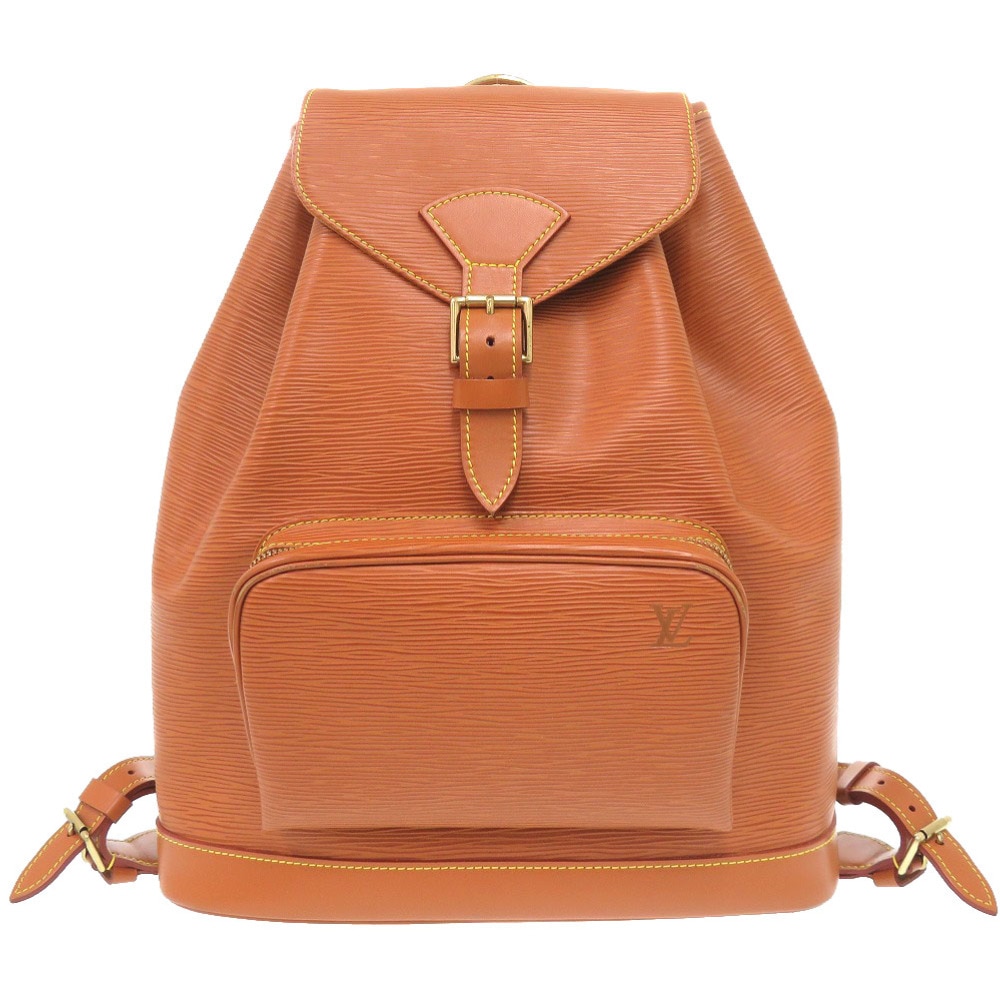 美品 モンスリGM エピ リュック・デイパック エピレザー/エピ ジパングゴールド LV 1249【中古】 ユニセックス 396,000円
