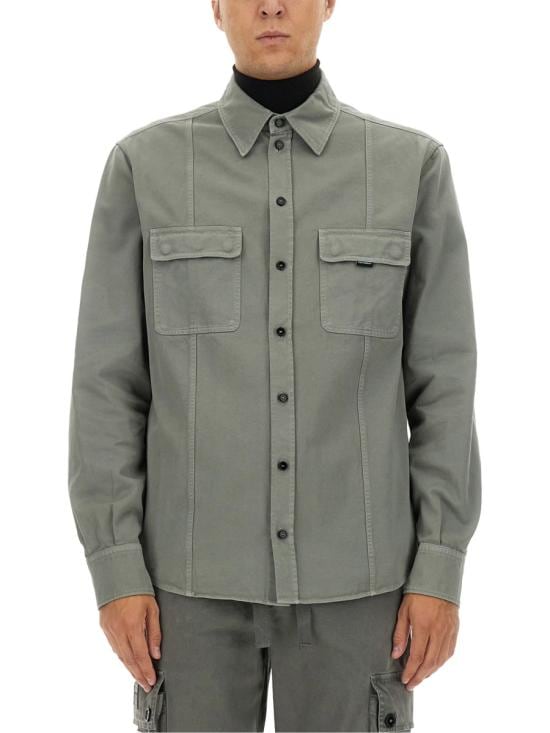 DOLCE & GABBANA Men Long Tops G5MA8T G8LH0N0702 CHARCOAL