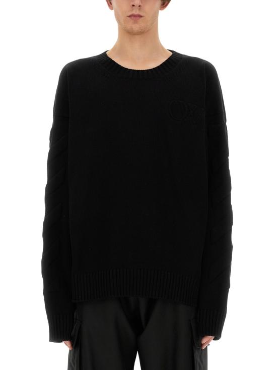 OFF WHITE Men Sweater OMHE151 C99KNI0011010 BLACK