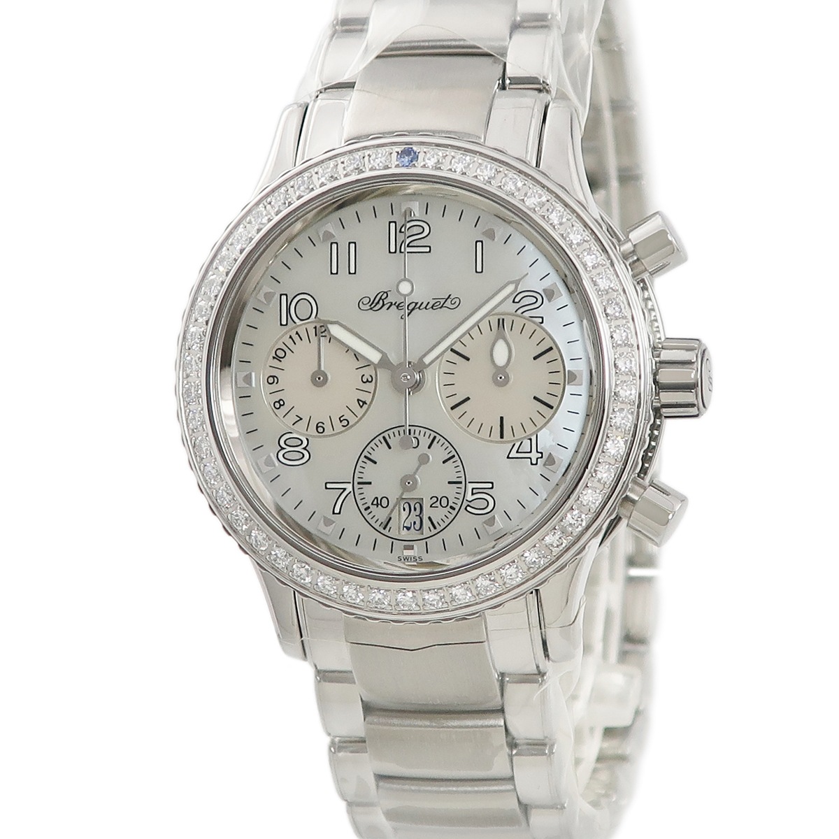 タイプXX トランスアトランティック クロノ 4821ST/59/S76 D00D 自動巻き メンズ レディース OH済 純正ダイヤ 3年保証