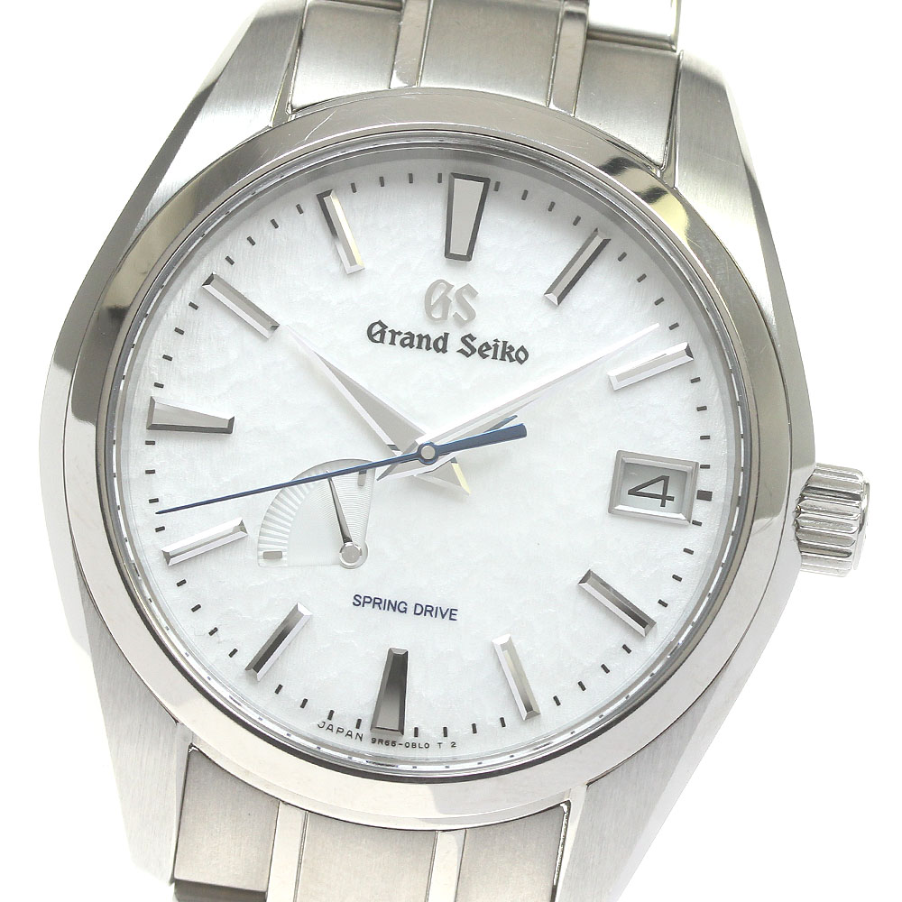 セイコー SEIKO SBGA211/9R65-0AE0 グランドセイコー パワーリザーブ デイト スプリングドライブ メンズ 箱・保証書付き_846420【中古】