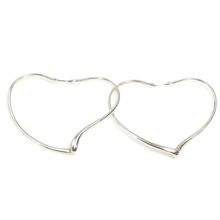 ティファニー TIFFANY&Co. ピアス オープンハート ラージ フープ ピアス シルバー925 シルバー レディース h31376a