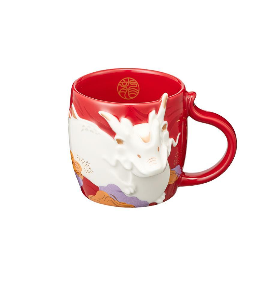 ドラゴン レッド マグ 355ml 韓国スターバ グッズ