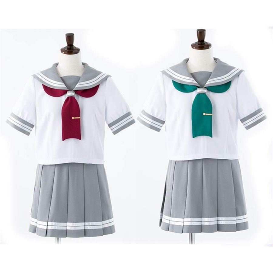 実物撮影コスプレ用 ラブライブサンシャイン!! 浦の星女学院制服 夏服2生 ３生 コスプレ衣装 服 コスチューム 仮装 イベント コスプレ 学園祭-508