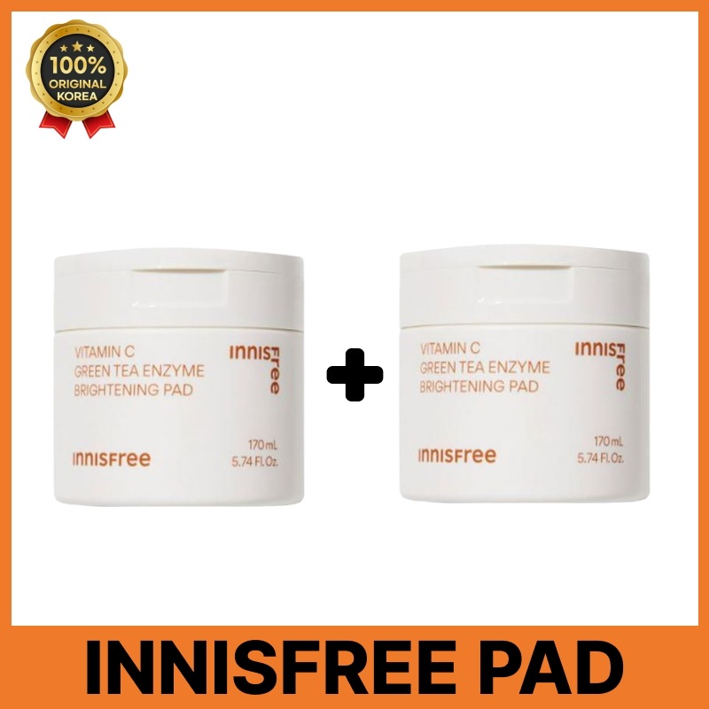 ビタC グリーンティーエンザイム ブライト パッド, 60枚+60枚, 2個