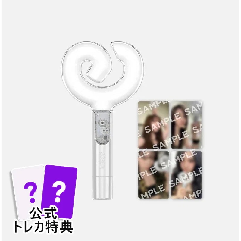 【公式】 aespa ペンライト OFFICIAL LIGHT STICK VER.2 特典トレカ付き