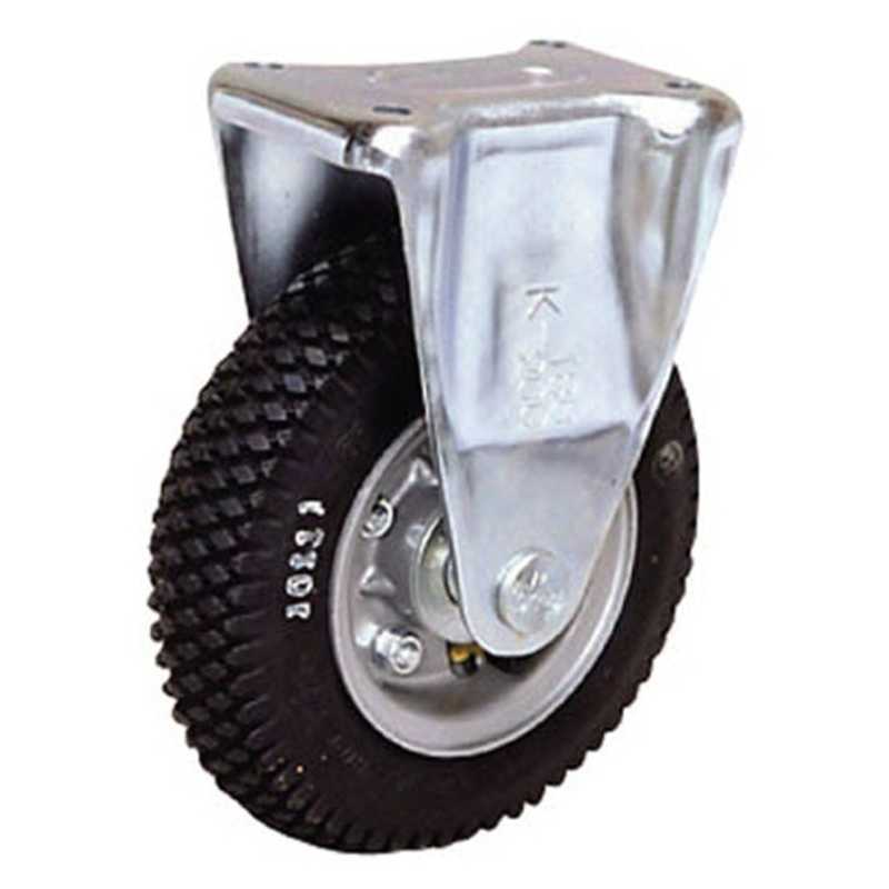 シシクアドクライス　空気入車輪付キャスター 固定 220mm　AIK2.504