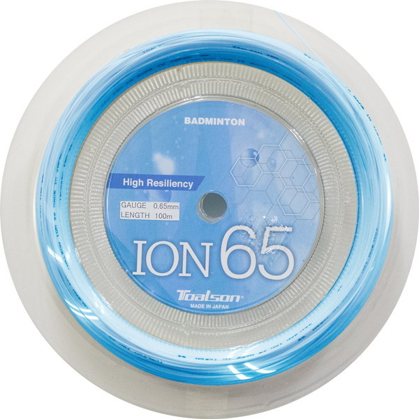 TOALSON (トアルソン) バドミントン用 ガット イオン 65 ブラック 100mロール 0.65mm 841651B