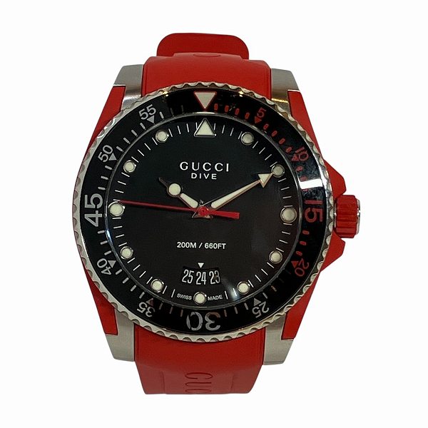 グッチ GUCCI ダイブ 136.3 クォーツ 時計 腕時計 メンズ