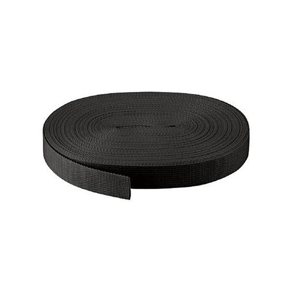 PPベルト 幅40mmx長さ20m 黒 PPB-4020 1本