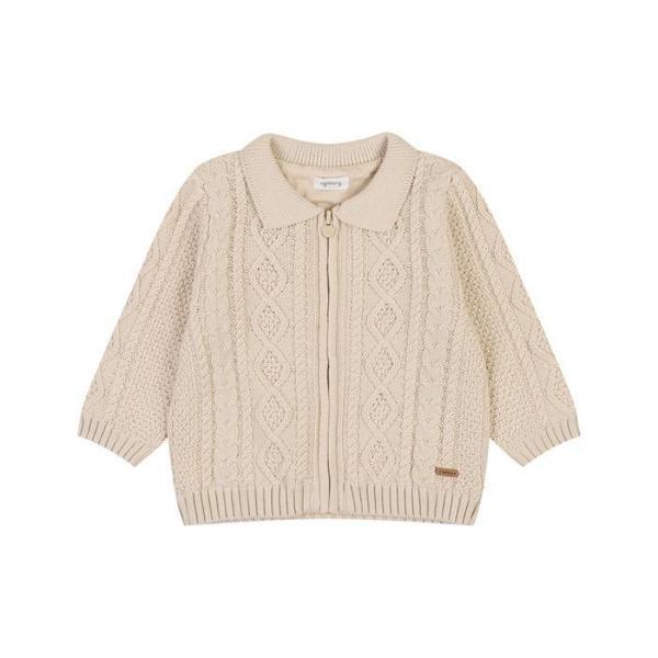 TC01 冬 ジェイケーブルニットジップアップ(IVORY)_ 01S721402 (S42059572)