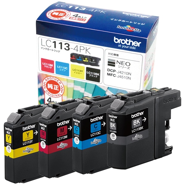LC113-4PK [インクカートリッジ お徳用4色パック]
