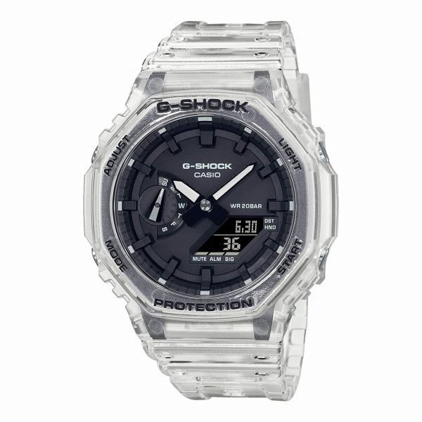 取寄品 正規品 CASIO腕時計 カシオ G-SHOCK ジーショック アナデジ表示 丸形 クオーツ 20気圧防水 GA-2100SKE-7AJF 人気モデル メンズ腕時計