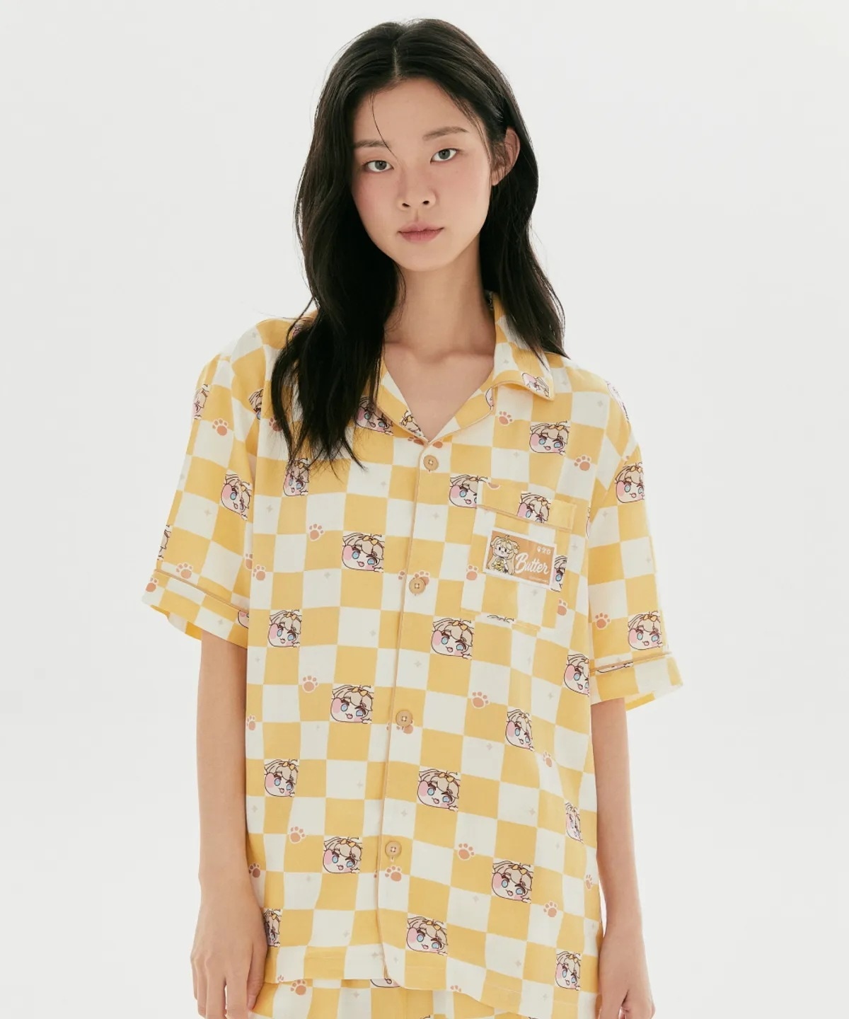 トリッカル　SPAO 韓国限定　パジャマ　スピッキー Qoo10] [トリッカル x SPAO] 半袖パジャ