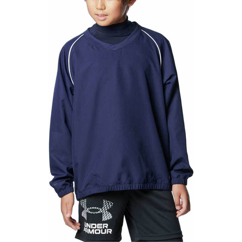 アンダーアーマー　UNDER ARMOUR ボーイズ UA Vネック ジャケット Midnight Navy YLG 1388146　1388146_25FW
