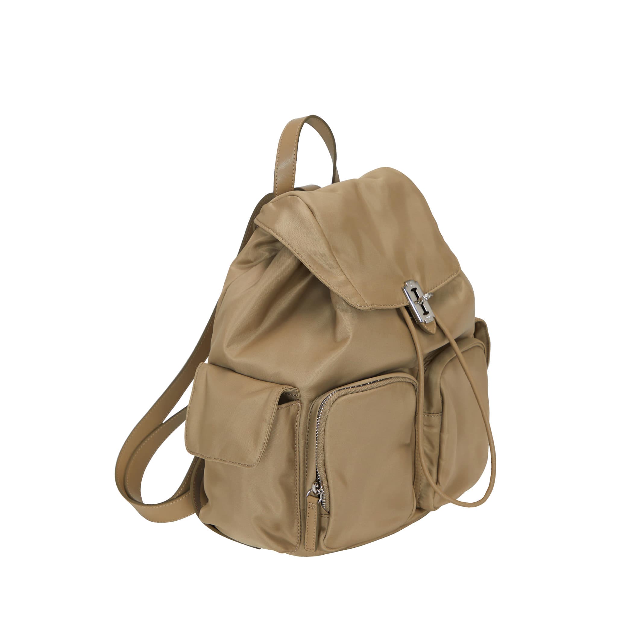 【VUNQUE】 HEY DOUBLE POCKET BACKPACK M : BEIGE