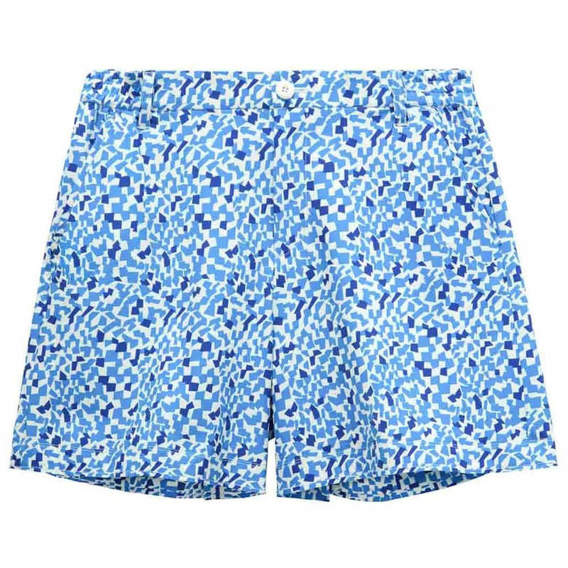 ルコック　レディース 総柄ショートパンツ ［レディース / Lサイズ］ ブルー 【返品交換不可】　LG6SHP01L