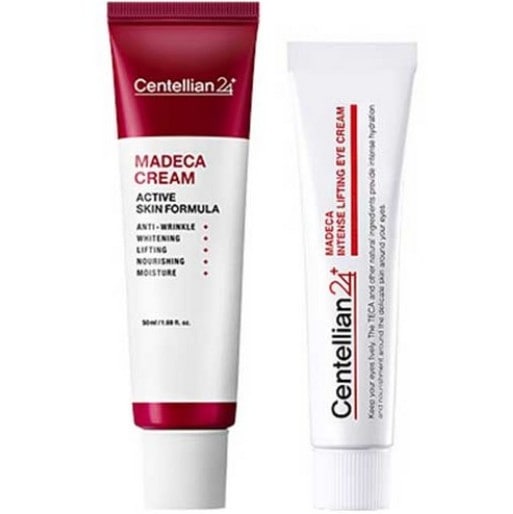 マデカ クリーム アクティブ スキン フォーミュラ 50ml + アイクリーム 15ml (鎮静/弾力/保湿/栄養供給/活力/しわ防止)