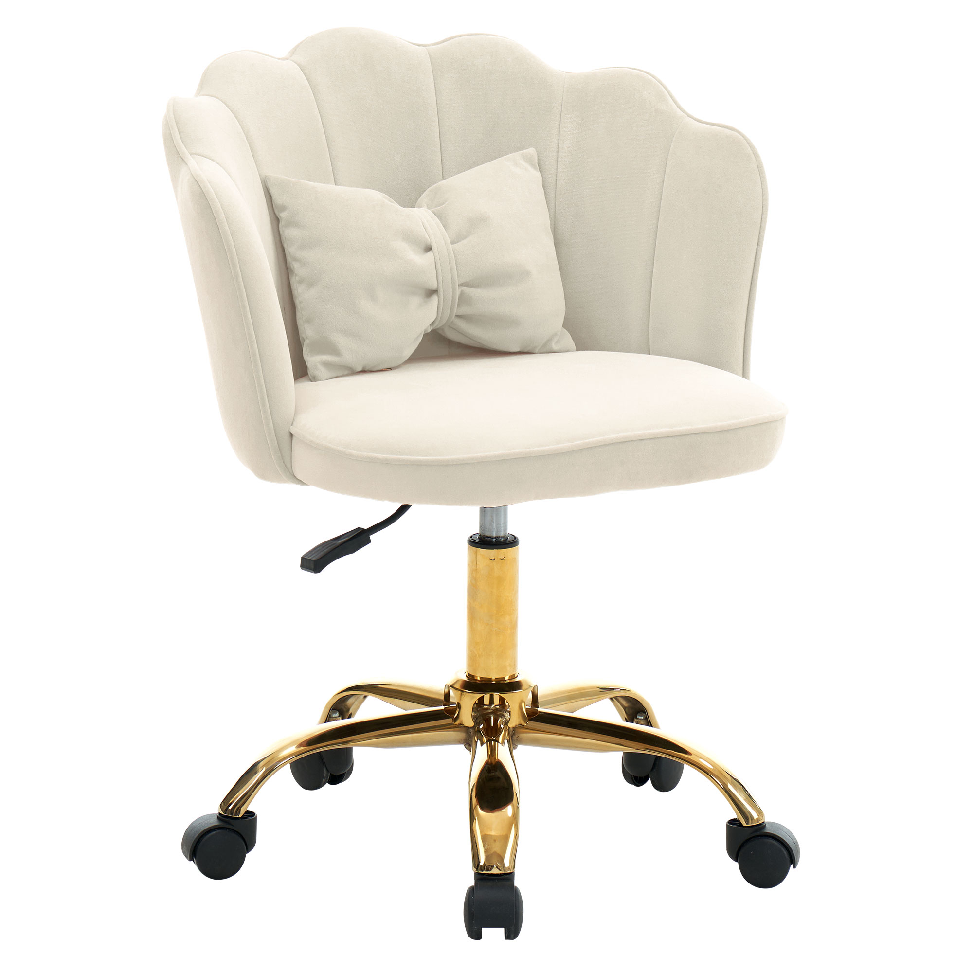 【289】【新作登場】　【ベージュ】デスクチェア チェア 椅子 オフィスチェア いす イス おしゃれ かわいい 回転 昇降 肘あり 背もたれあり リビング レトロ モダン 人気 北欧 シンプル