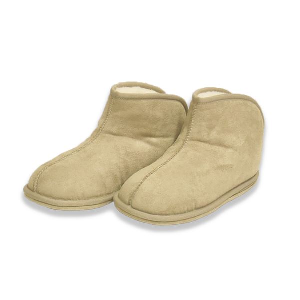 ムートンルームシューズ ベージュ Lサイズ