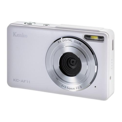【即配】(KT) KC-AF11 WH ホワイト Kenko デジタルカメラ microSDHC32GB付 ケンコートキナー KENKO TOKINA