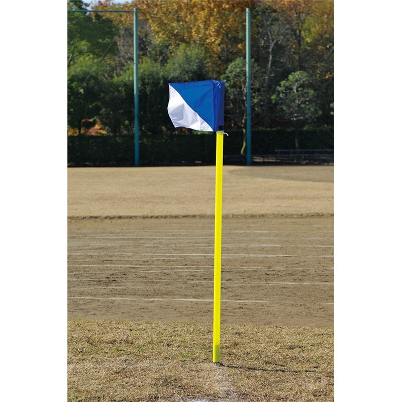 (代引き個人宅北海道沖縄への配送不可)コーナーフラッグポール401 学校機器 器具 (b4056)