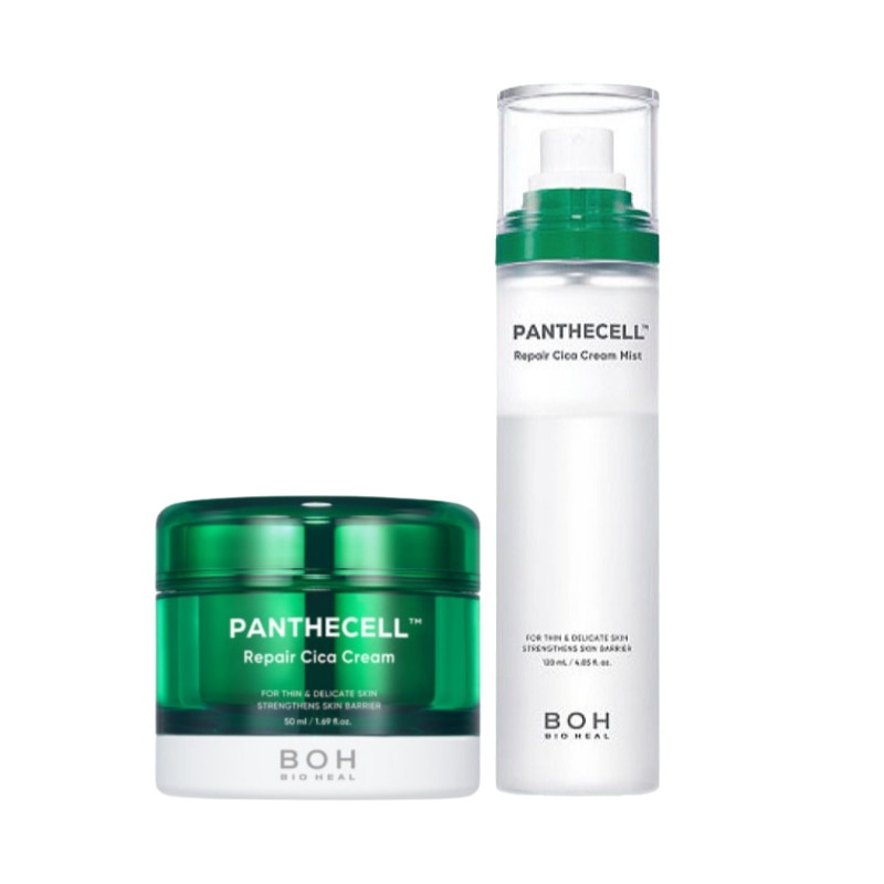 2点セット[クリームミスト120ml+クリーム50ml]パンテセル リペアシカ / 韓国コスメ スキンケアセット/化粧水ミスト+クリーム