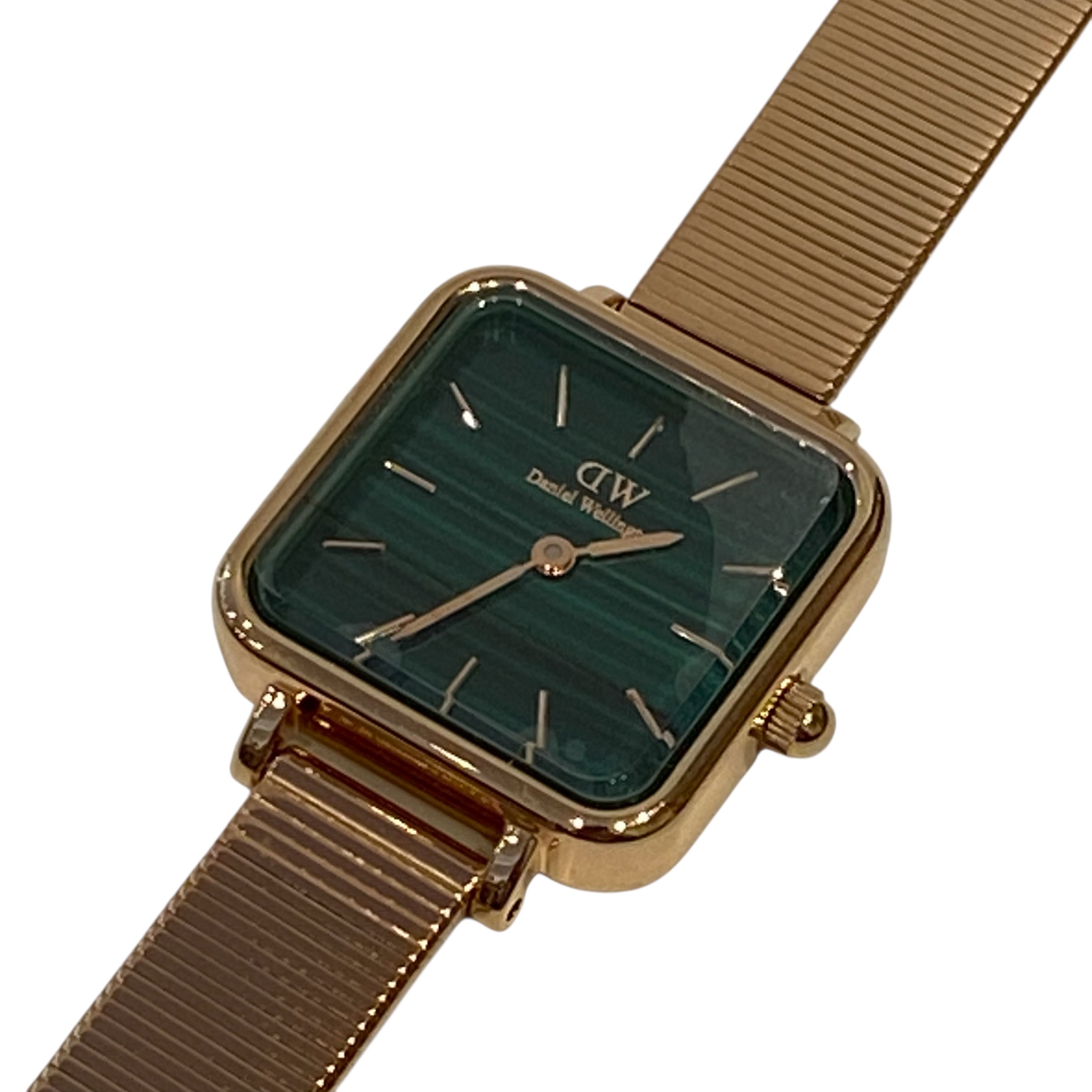 腕時計 クアドロ スタディオ ピアノリンク ストラップ ローズゴールド 22mm レディース クオーツ DW00100517 店頭展示品