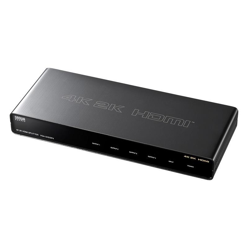 4K2K対応HDMI分配器 4分配 VGA-UHDSP4