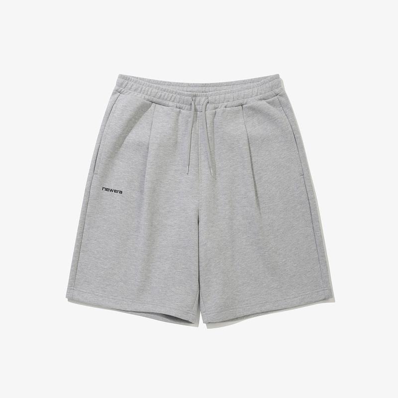 ワイドスウェットハーフパンツ ヘザーグレー 14954601