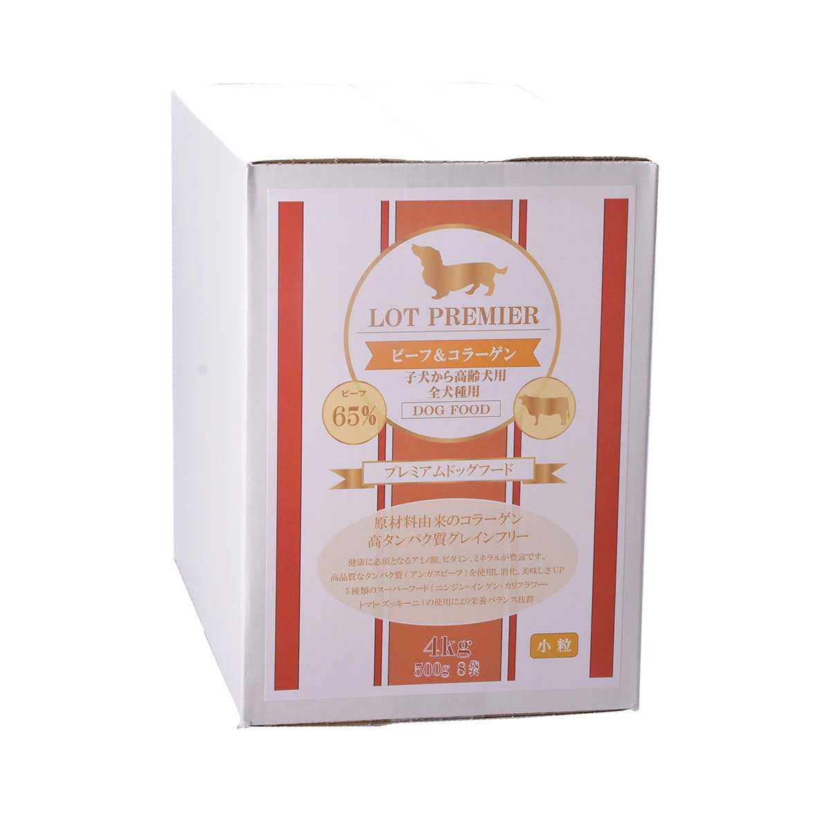 ロットプレミア ビーフ＆コラーゲン 小粒 4kg