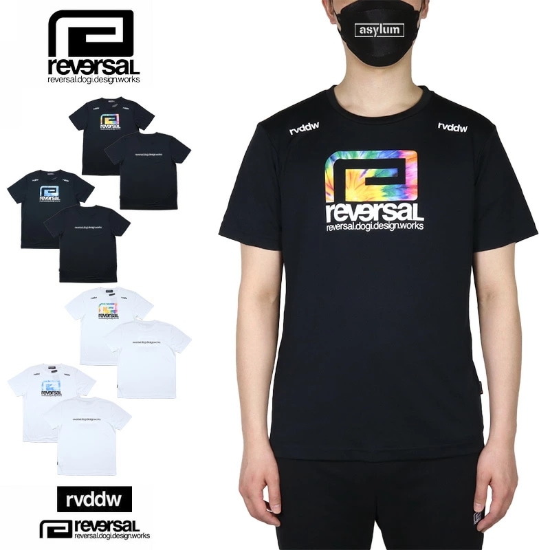 Tシャツ rvddw 半袖 ドライメッシュ トップス メンズ レディース ブランド 大きいサイズ おしゃれ 黒 白