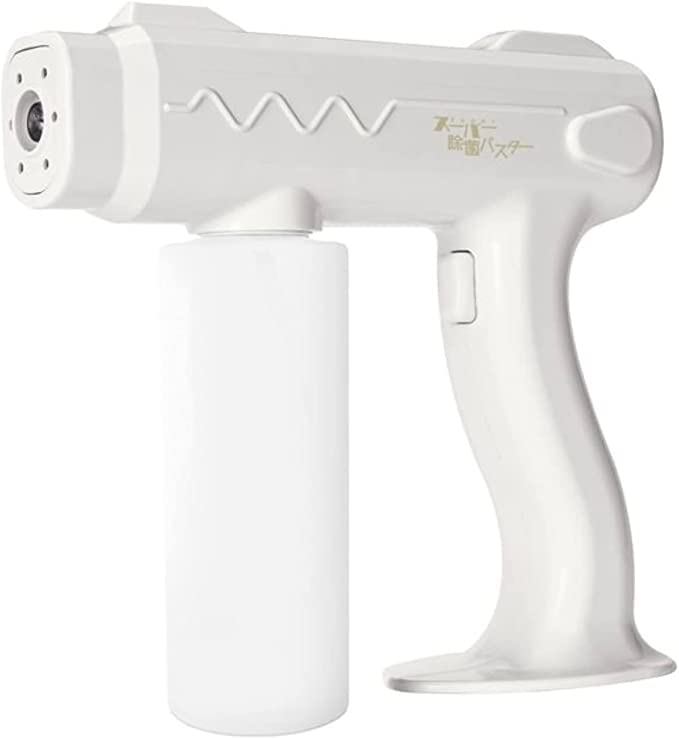 東京ミモレ スーパー除菌バスター 電動噴霧器 アルコール除菌 スプレーガン 充電式コードレス