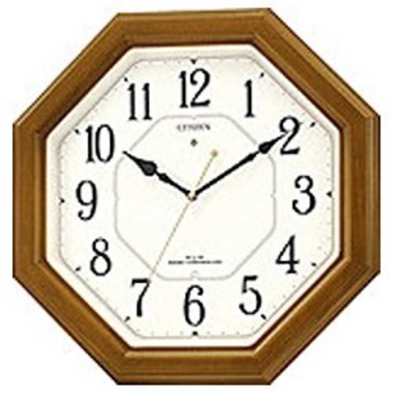 シチズン　電波掛け時計ネムリーナルック　4MY645-006