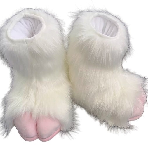 着ぐるみ ケモノ足 ヒツジ ピンク Aタイプ フリーサイズ ケモノ脚 ファースーツ fursuit ぬいぐるみ コスプレ コスチューム kigurumi