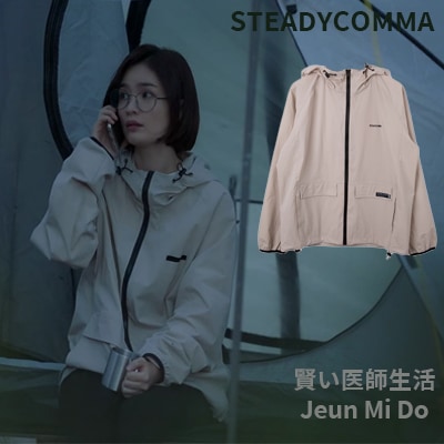 [STEADYCOMMA]Jeun Mi Do着用 基礎ウインドブレーカー