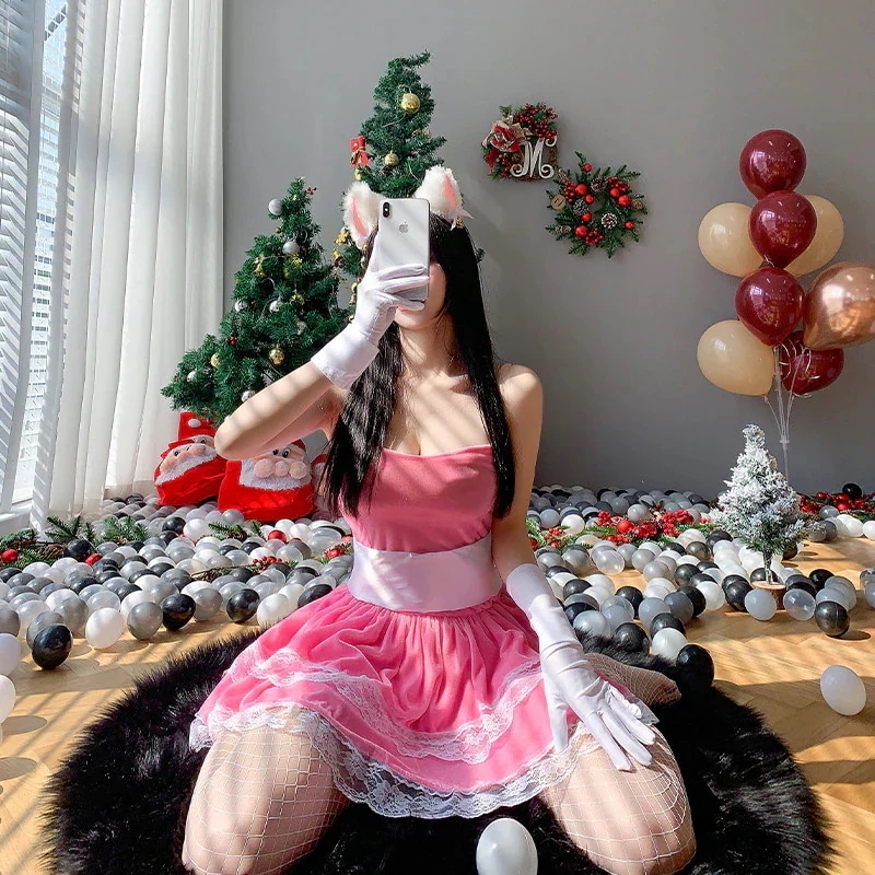 サンタ服 うさぎ ウサギ レディース 可愛い サンタコスプレ クリスマス衣装 コスチューム 仮装 パーティー クリスマスプレゼン レディース