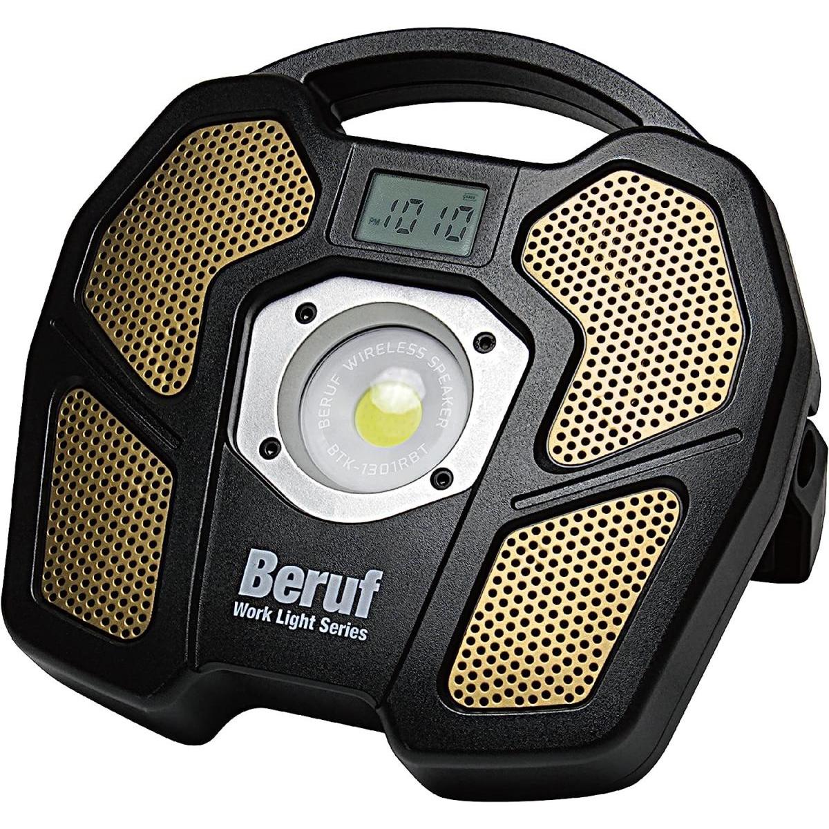 イチネンアクセス LED 充電式 投光器 BTK-1301RBT スピーカー付 ポータブル Bluetooth ワークライト モバイルバッテリー機能 スマホ充電 ライト 現