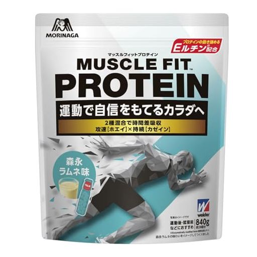 森永製菓 マッスルフィットプロテイン 森永ラムネ味 840g ウイダー ホエイ カゼイン グルタミン Eルチン配合 アンチ・ドーピング 国産 4,977円
