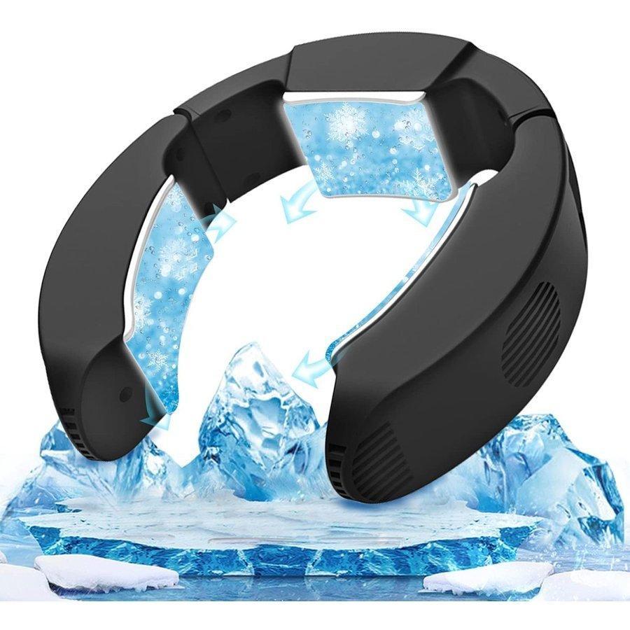 首掛けエアコン 再先端半導体冷却技術 USB給電 冷却プレート ハンズフリー サイズ調整可 携帯クーラー 三つ冷却プレート 『目玉新商品』ネッククーラー