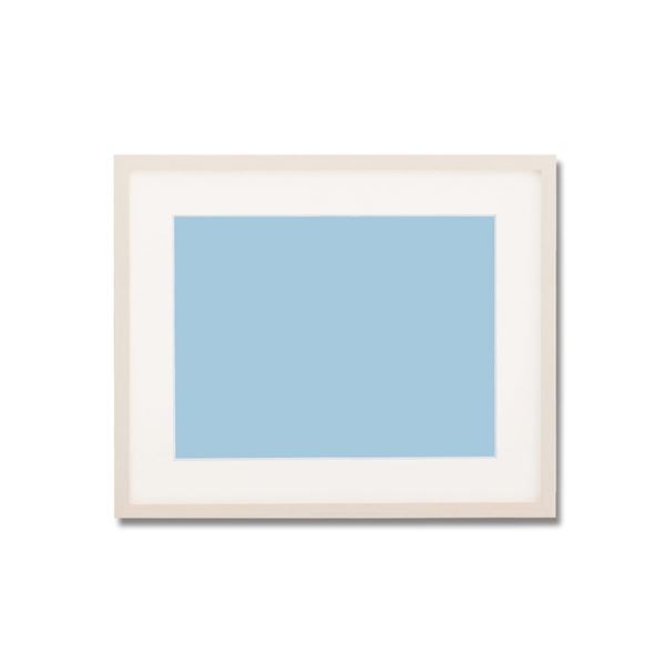 ( 軽量 水彩額 ) 水彩額F8 ホワイト 縦横兼用 色あせを防ぐUVカットアクリル・マット付き 絵画 額 額縁 フレーム