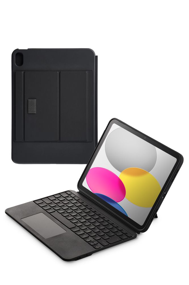 エレコム TK-CA12BPBK Touch Book for iPad 11インチiPad (A16)・iPad 10.9インチ (第10世代)用ケース一体型キーボード（ブラック） TKCA12B
