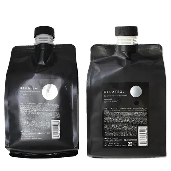 ケラテックス ファイバー シャンプー 1000mL + トリートメント 1000g 詰め替え セット